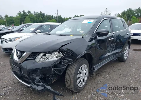 2015 Nissan Rogue S z USA, uszkodzony, nr VIN KNMAT2MV2FP531391
